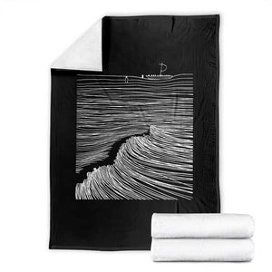 Christian Faith Throw Blanket Walk On Water Boho Bible Verse TS10 Black Print Your Wear