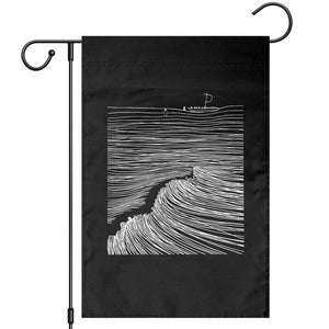 Christian Faith Garden Flag Walk On Water Boho Bible Verse TS10 Black Print Your Wear