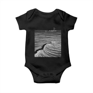 Christian Faith Baby Onesie Walk On Water Boho Bible Verse TS10 Black Print Your Wear
