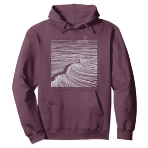 Christian Faith Hoodie Walk On Water Boho Bible Verse TS10 Maroon Print Your Wear