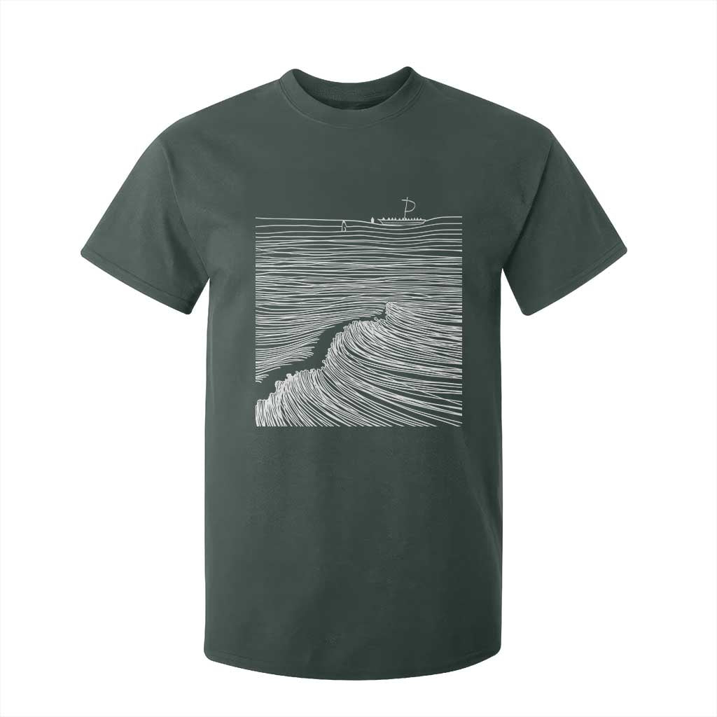 Christian Faith T Shirt For Kid Walk On Water Boho Bible Verse TS10 Dark Forest Green Print Your Wear