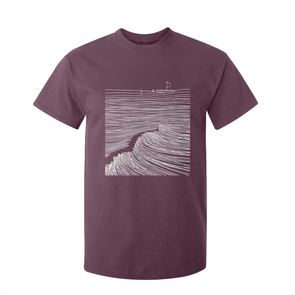Christian Faith T Shirt For Kid Walk On Water Boho Bible Verse TS10 Maroon Print Your Wear