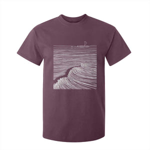 Christian Faith T Shirt For Kid Walk On Water Boho Bible Verse TS10 Maroon Print Your Wear