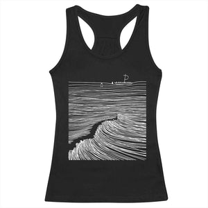 Christian Faith Racerback Tank Top Walk On Water Boho Bible Verse TS10 Black Print Your Wear