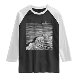 Christian Faith Raglan Shirt Walk On Water Boho Bible Verse TS10 Black White Print Your Wear