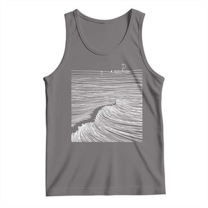 Christian Faith Tank Top Walk On Water Boho Bible Verse TS10 Deep Heather Print Your Wear