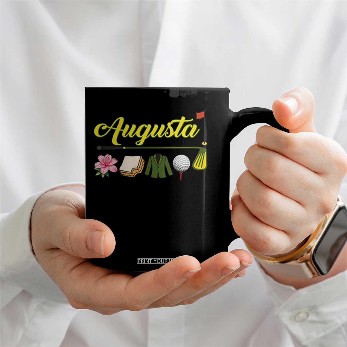 Augusta Georgia Golf Traditions Vintage Coffee Mug Pimento Cheese Southern Golfing Fan TS10 Print Your Wear
