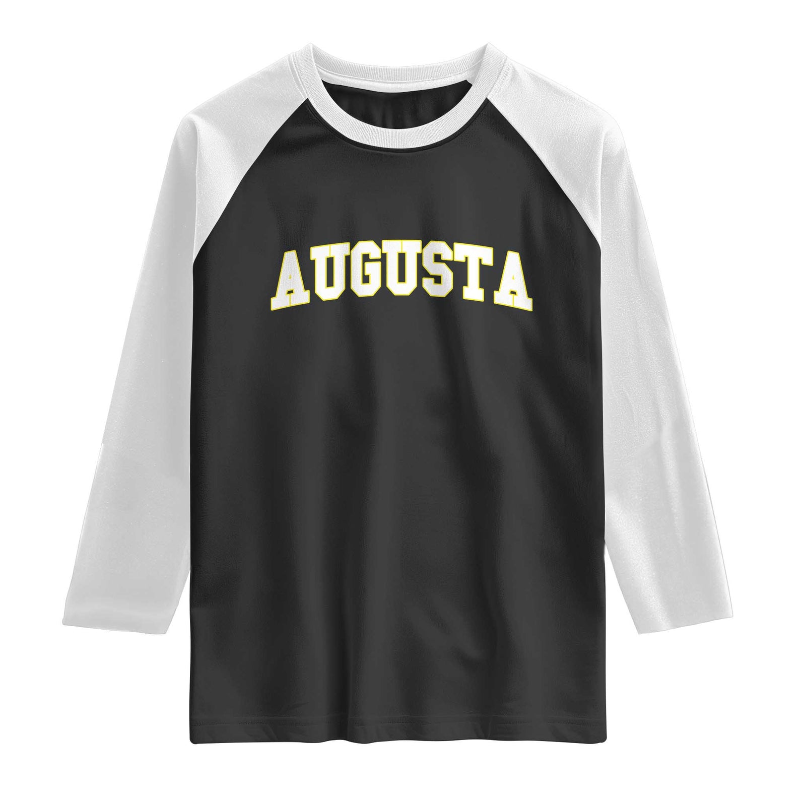 Vintage Augusta Georgia Sports Varsity Raglan Shirt Retro Golf Lover Georgia Golfing Fan TS10 Black White Print Your Wear