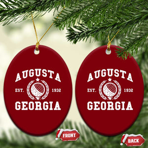 Generic Augusta Georgia Ceramic Ornament Vintage Style Golf Pullover Golf Lover Gift TS10 Print Your Wear