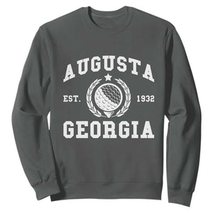 Generic Augusta Georgia Sweatshirt Vintage Style Golf Pullover Golf Lover Gift TS10 Dark Heather Print Your Wear