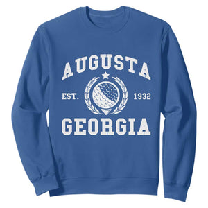 Generic Augusta Georgia Sweatshirt Vintage Style Golf Pullover Golf Lover Gift TS10 Royal Blue Print Your Wear