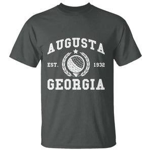 Generic Augusta Georgia T Shirt Vintage Style Golf Pullover Golf Lover Gift TS10 Dark Heather Print Your Wear