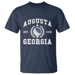 Generic Augusta Georgia T Shirt Vintage Style Golf Pullover Golf Lover Gift TS10 Navy Print Your Wear