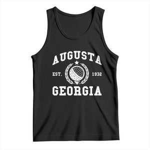 Generic Augusta Georgia Tank Top Vintage Style Golf Pullover Golf Lover Gift TS10 Black Print Your Wear