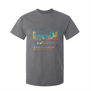 Can I Lick It Periodic Table T Shirt For Kid Funny Chemistry Science Teacher Student TS10 Charcoal Print Your Wear