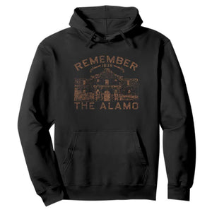 Remember The Alamo Hoodie Texas Souvenir History San Antonio Pride TS10 Black Print Your Wear
