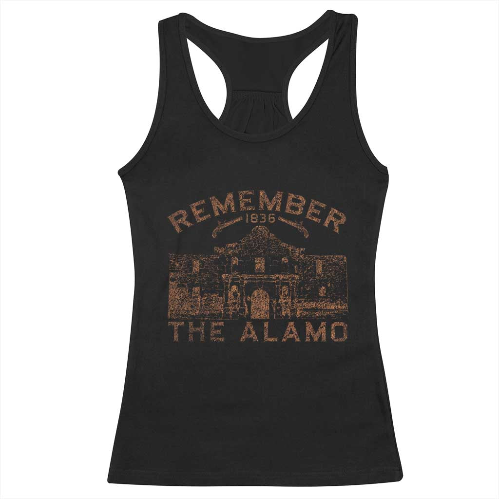 Remember The Alamo Racerback Tank Top Texas Souvenir History San Antonio Pride TS10 Black Print Your Wear