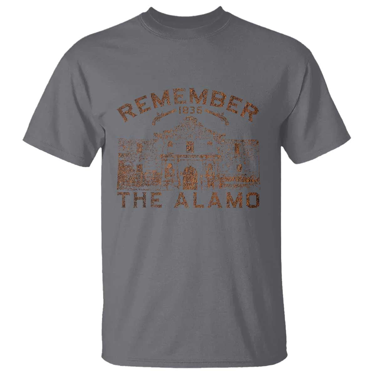 Remember The Alamo T Shirt Texas Souvenir History San Antonio Pride TS10 Charcoal Print Your Wear
