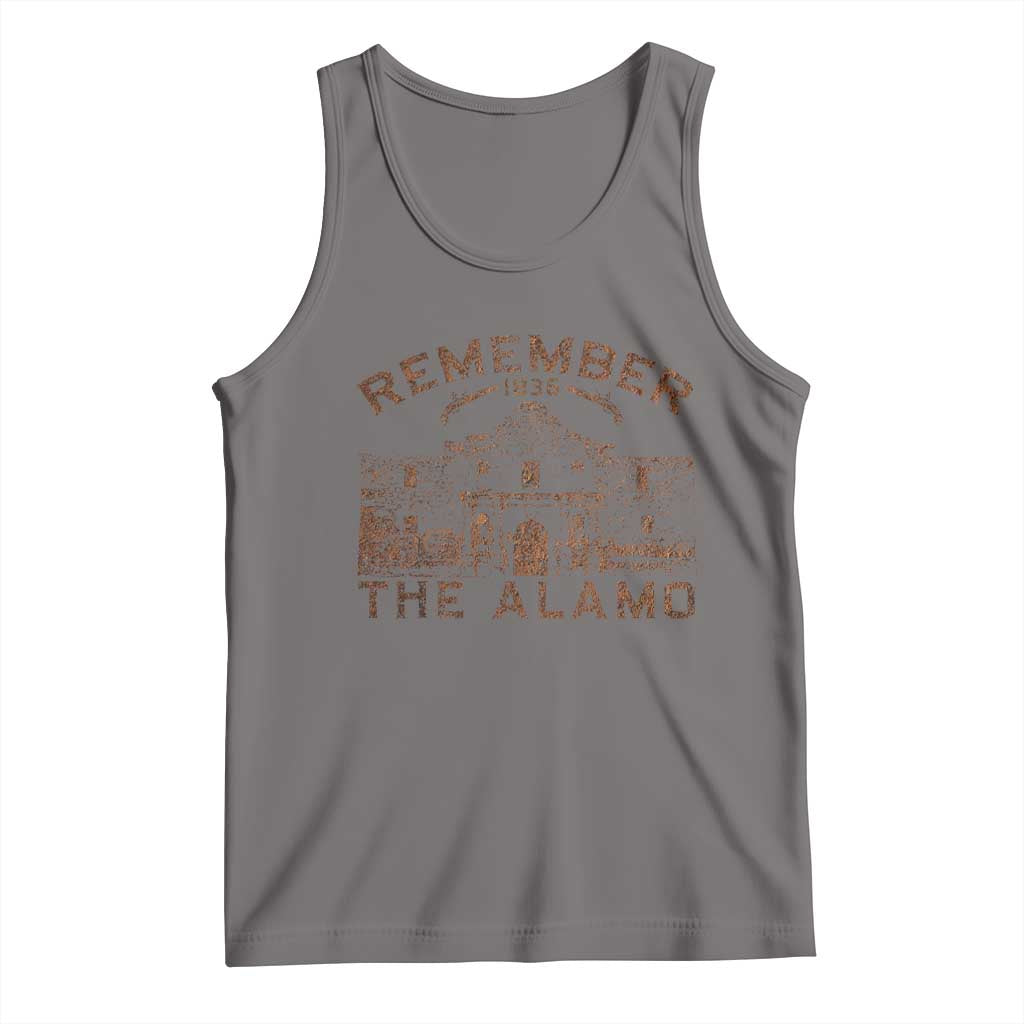 Remember The Alamo Tank Top Texas Souvenir History San Antonio Pride TS10 Deep Heather Print Your Wear