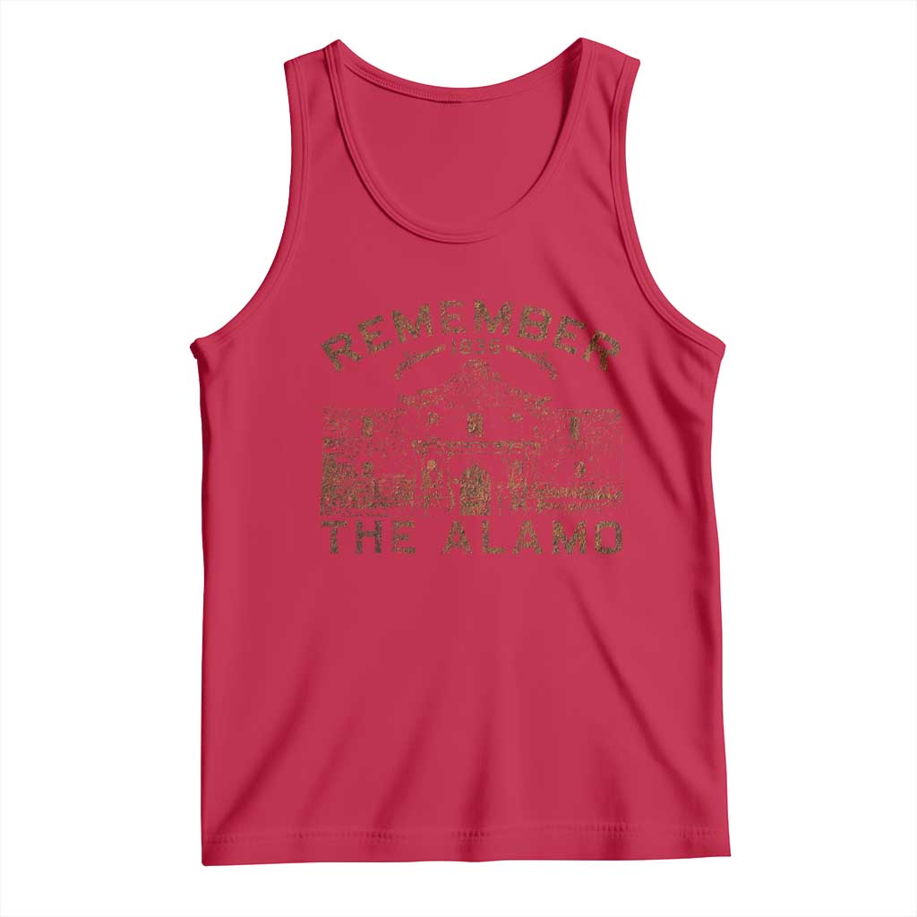Remember The Alamo Tank Top Texas Souvenir History San Antonio Pride TS10 Red Print Your Wear