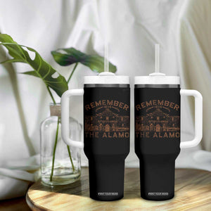 Remember The Alamo Tumbler With Handle Texas Souvenir History San Antonio Pride TS10 Print Your Wear