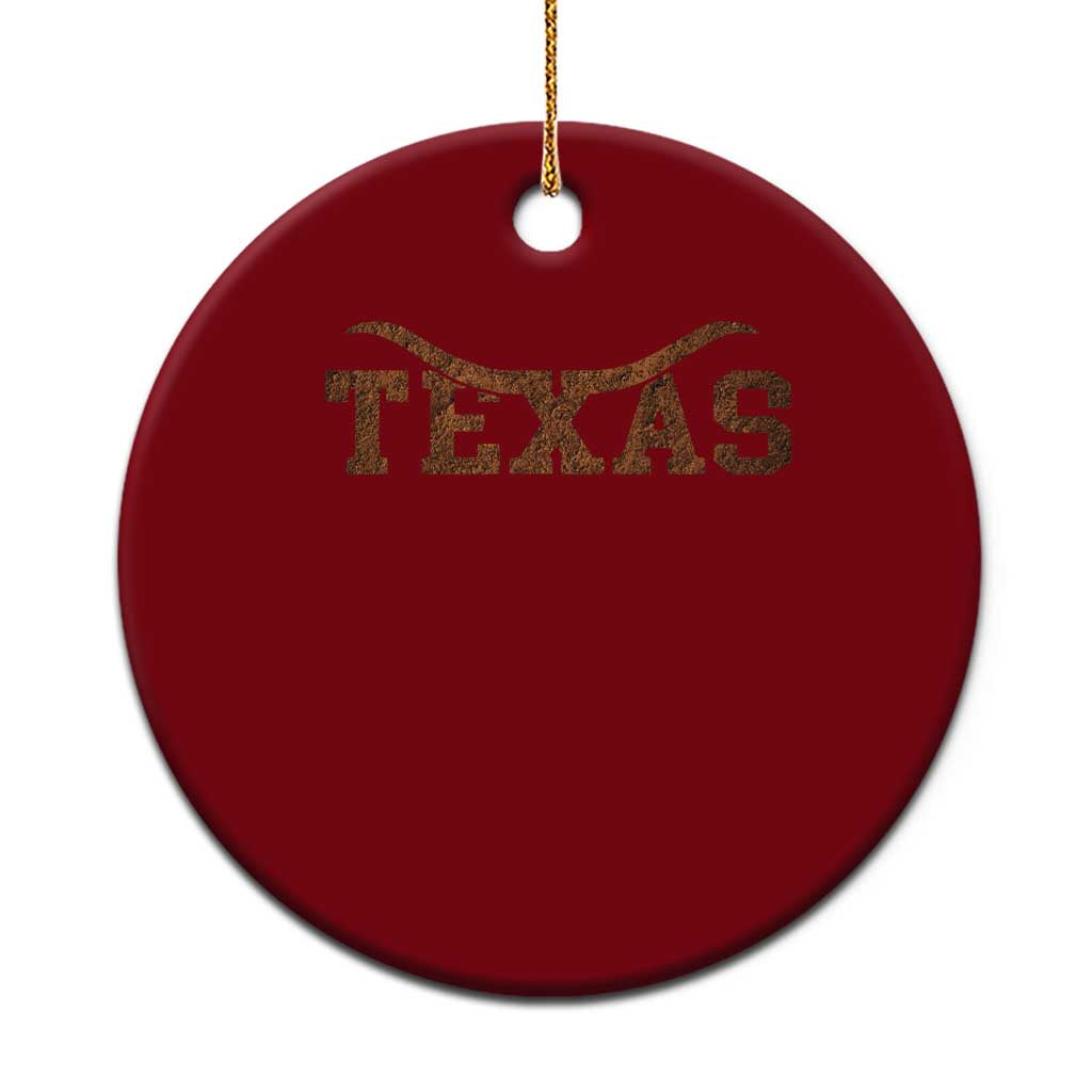 Texas Cowboys Ceramic Ornament Retro Western American TS10 1pc Red Print Your Wear