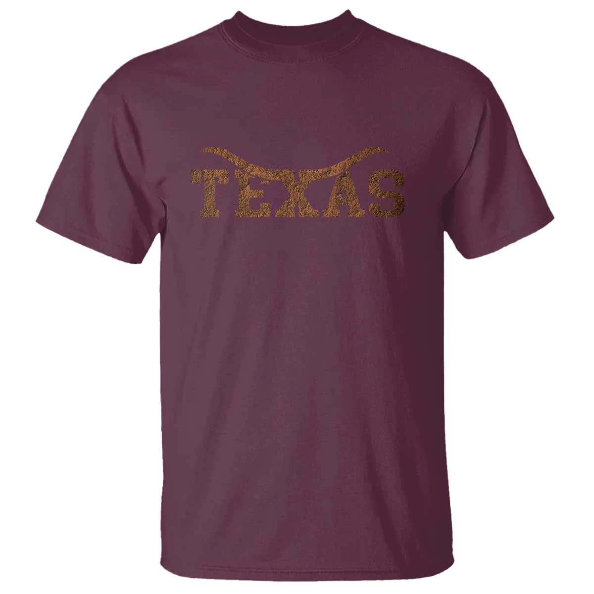 Texas Cowboys T Shirt Retro Western American TS10 Maroon Print Your Wear