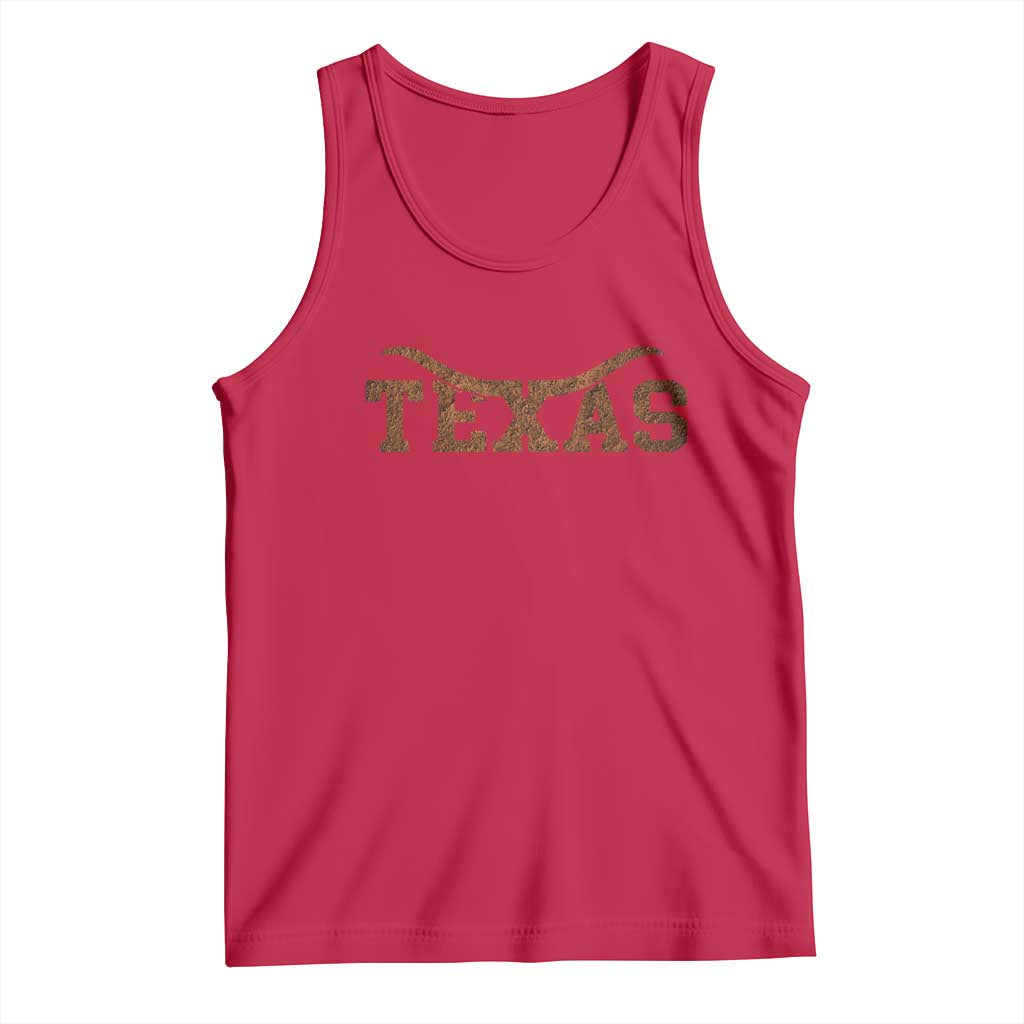Texas Cowboys Tank Top Retro Western American TS10 Red Print Your Wear