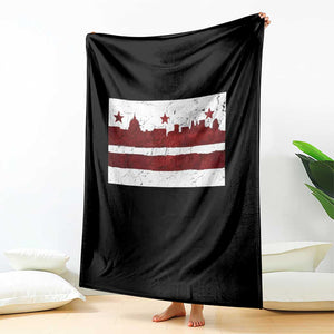 Washington DC Flag Throw Blanket TS10 Print Your Wear