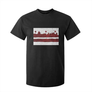 Washington DC Flag T Shirt For Kid TS10 Black Print Your Wear