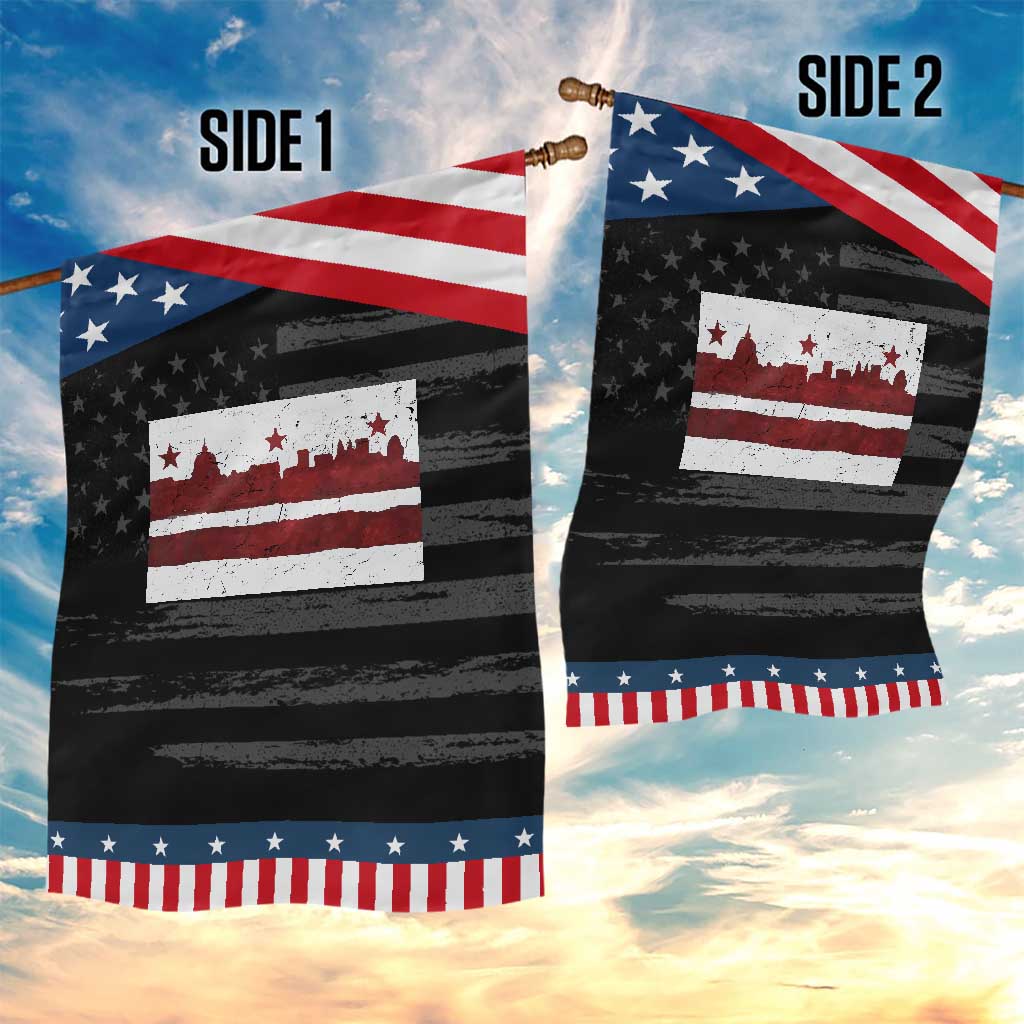 Washington DC Flag Garden Flag TS10 Print Your Wear