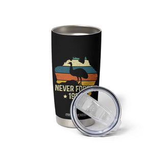 Never Forget 1932 Emu War Tumbler Cup Funny Emu Lover Zookeeper TS10 Print Your Wear