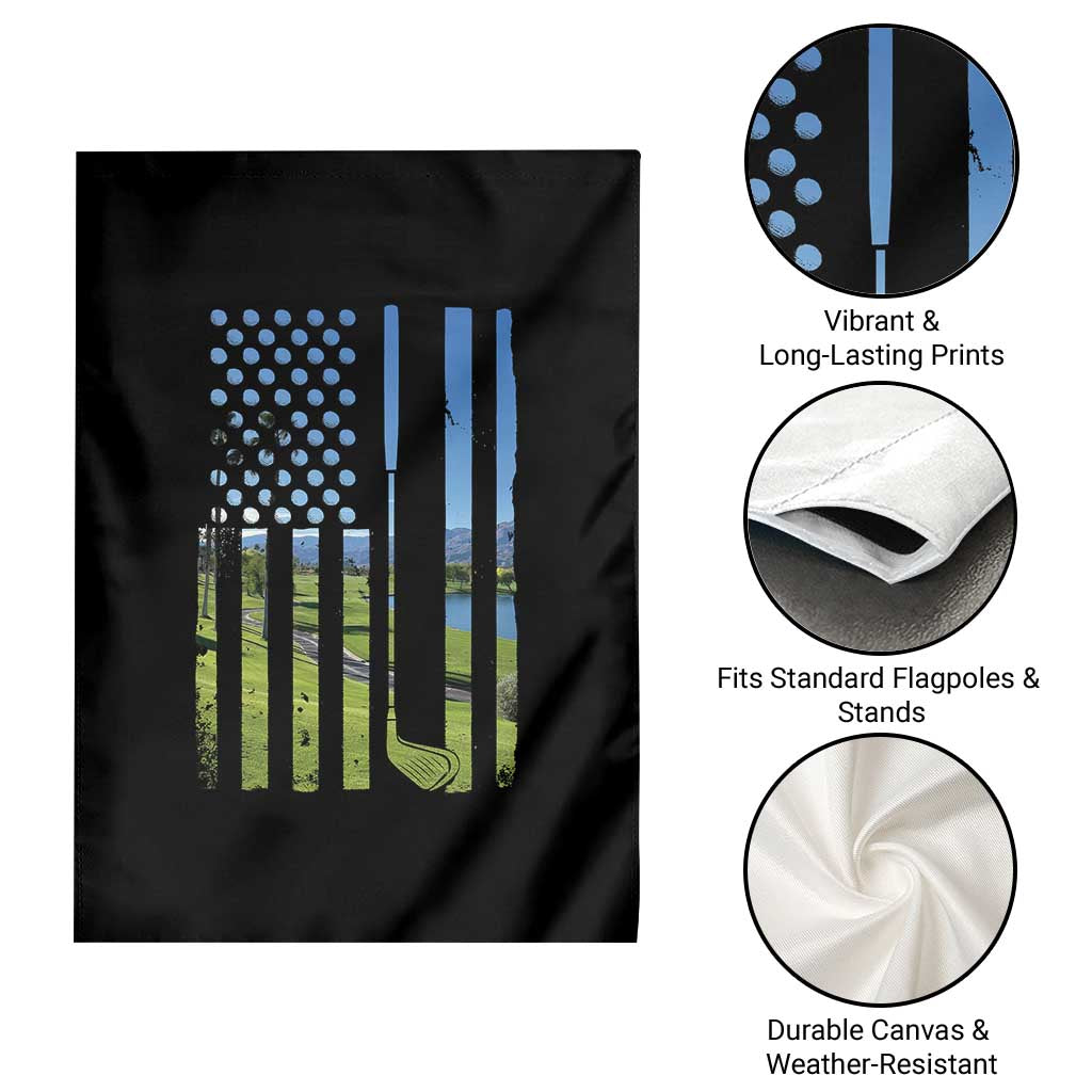 American Flag Golf Garden Flag Golfer Funny Golf Club Golfing TS10 Print Your Wear