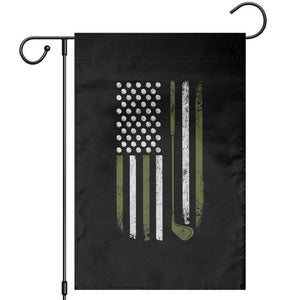 Retro American Flag Golf Garden Flag Golfer Funny Golf Club Golfing TS10 Black Print Your Wear