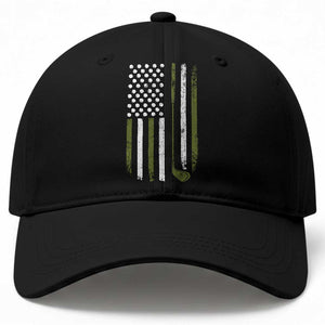 Retro American Flag Golf Baseball Cap Golfer Funny Golf Club Golfing TS10 Print Your Wear