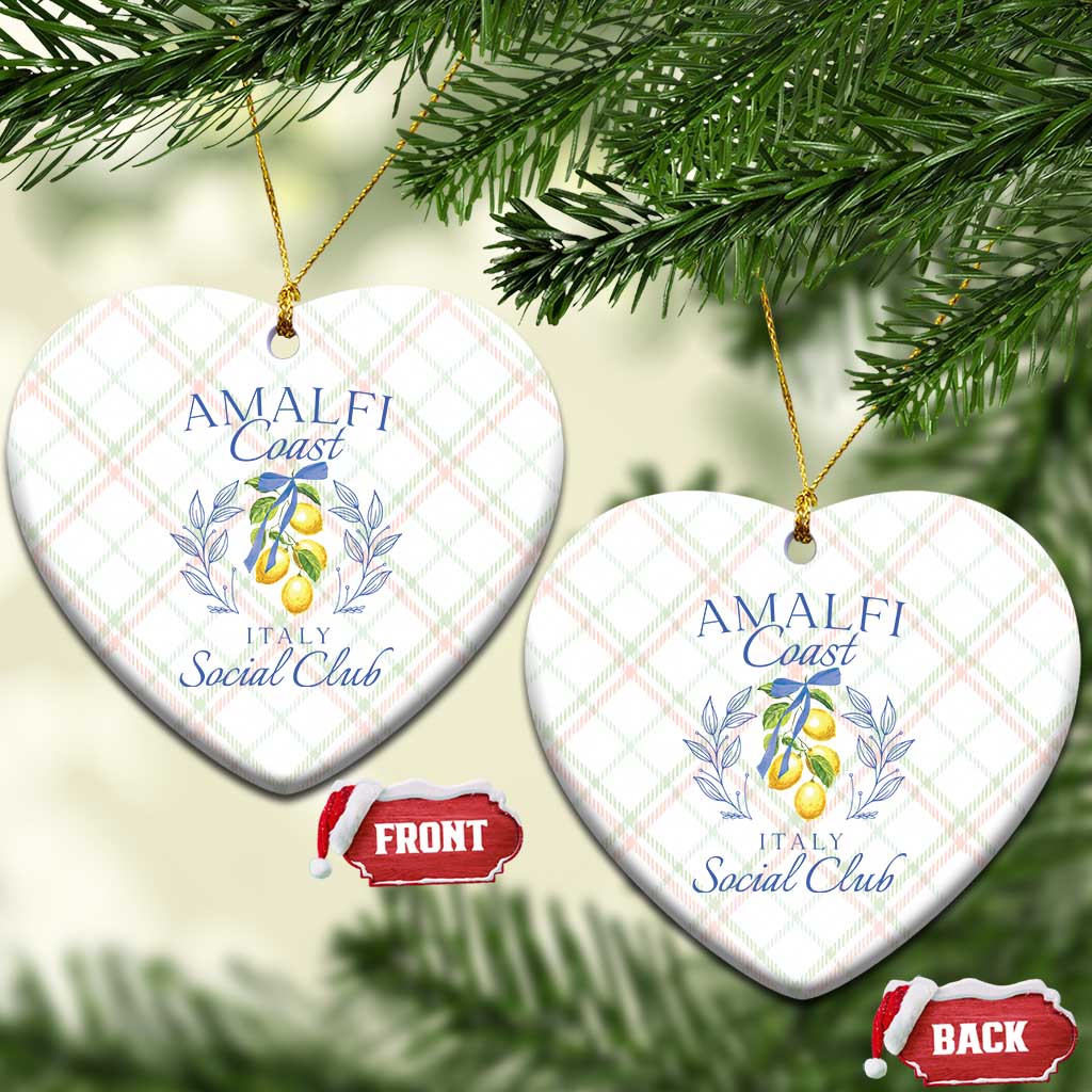 Amalfi Coast Ceramic Ornament Sorrento Italy Vacation Gift TS10 Print Your Wear