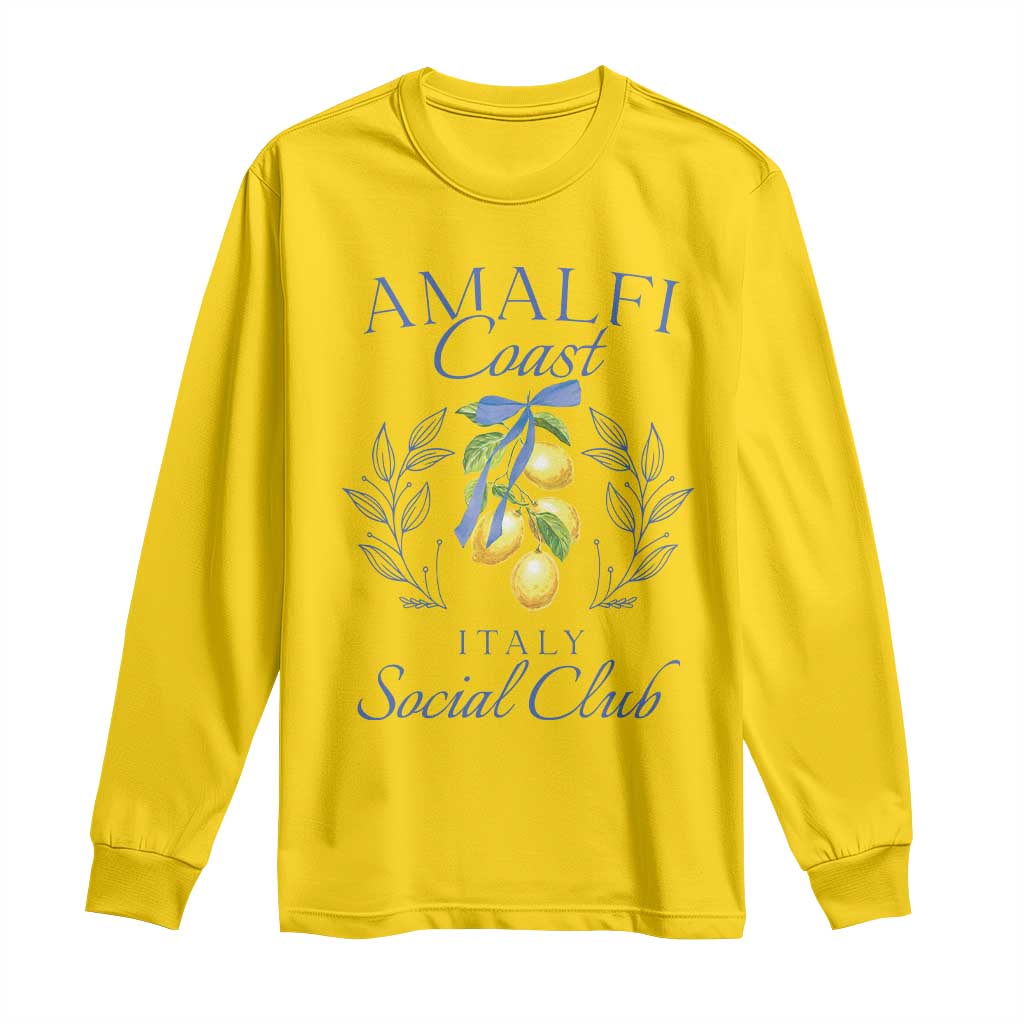 Amalfi Coast Long Sleeve Shirt Sorrento Italy Vacation Gift TS10 Daisy Print Your Wear