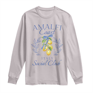 Amalfi Coast Long Sleeve Shirt Sorrento Italy Vacation Gift TS10 Ice Gray Print Your Wear