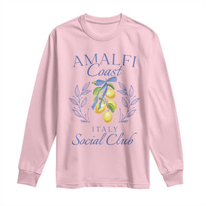 Amalfi Coast Long Sleeve Shirt Sorrento Italy Vacation Gift TS10 Light Pink Print Your Wear