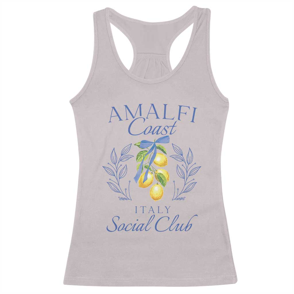 Amalfi Coast Racerback Tank Top Sorrento Italy Vacation Gift TS10 Ice Gray Print Your Wear