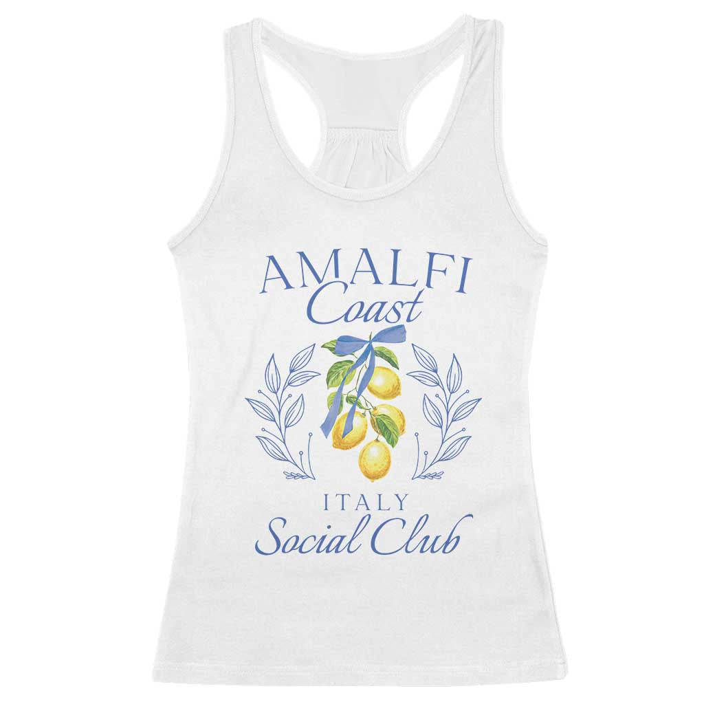 Amalfi Coast Racerback Tank Top Sorrento Italy Vacation Gift TS10 White Print Your Wear
