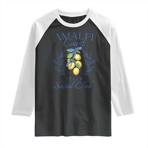Amalfi Coast Raglan Shirt Sorrento Italy Vacation Gift TS10 Black White Print Your Wear