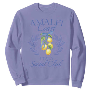 Amalfi Coast Sweatshirt Sorrento Italy Vacation Gift TS10 Violet Print Your Wear