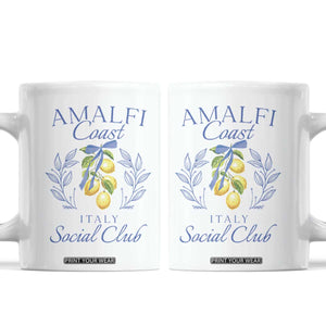 Amalfi Coast Coffee Mug Sorrento Italy Vacation Gift TS10 White Print Your Wear