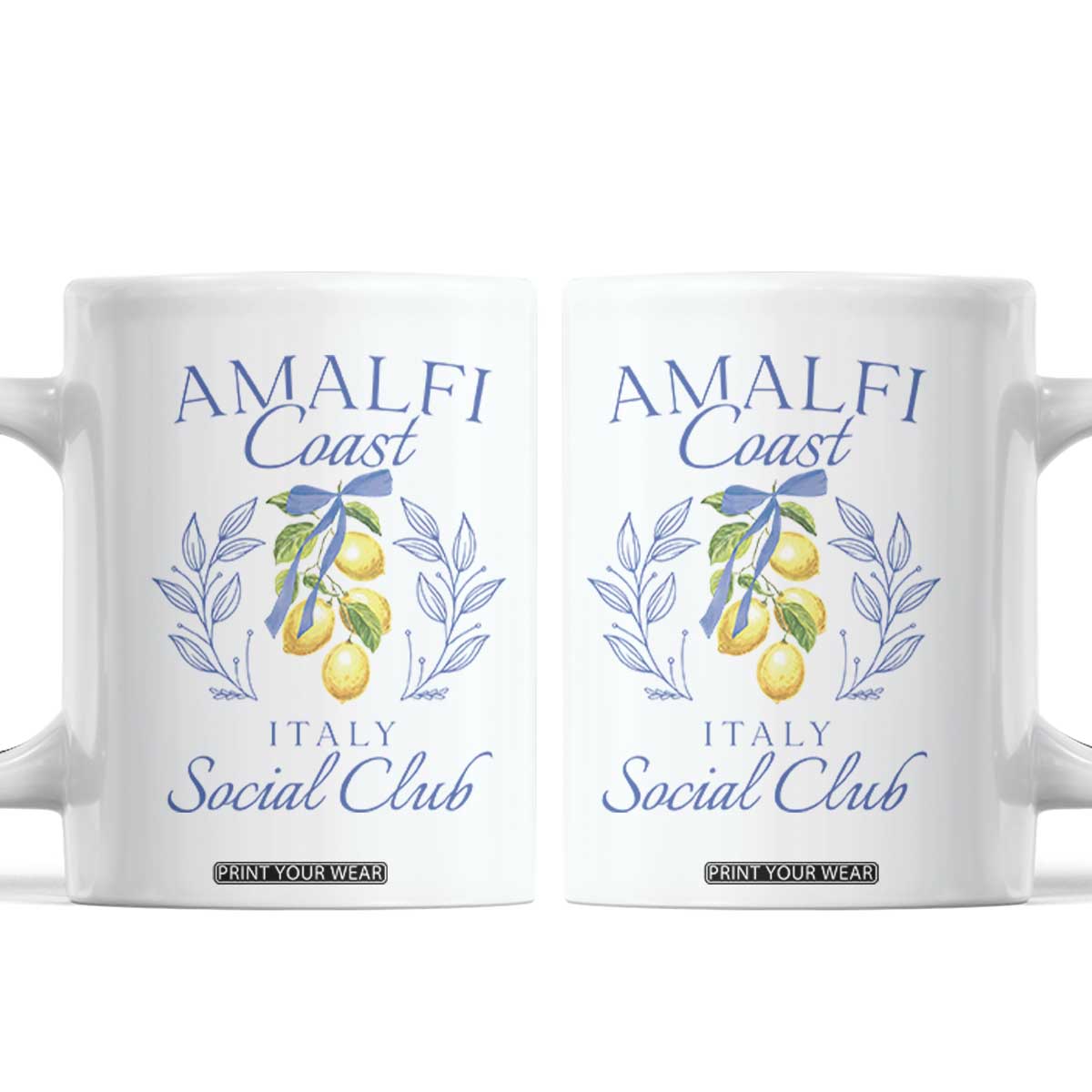 Amalfi Coast Coffee Mug Sorrento Italy Vacation Gift TS10 White Print Your Wear
