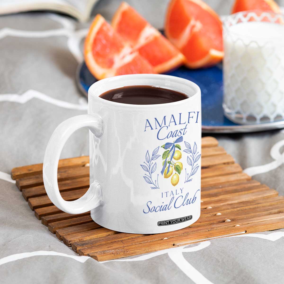Amalfi Coast Coffee Mug Sorrento Italy Vacation Gift TS10 Print Your Wear