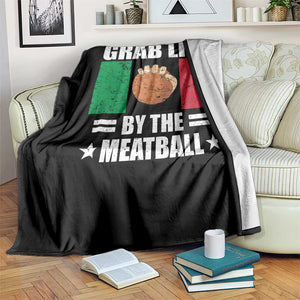 Funny Meatball Throw Blanket Italian Food Italy Flag TS10 Print Your Wear
