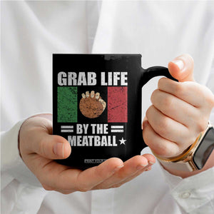 Funny Meatball Coffee Mug Italian Food Italy Flag TS10 Print Your Wear