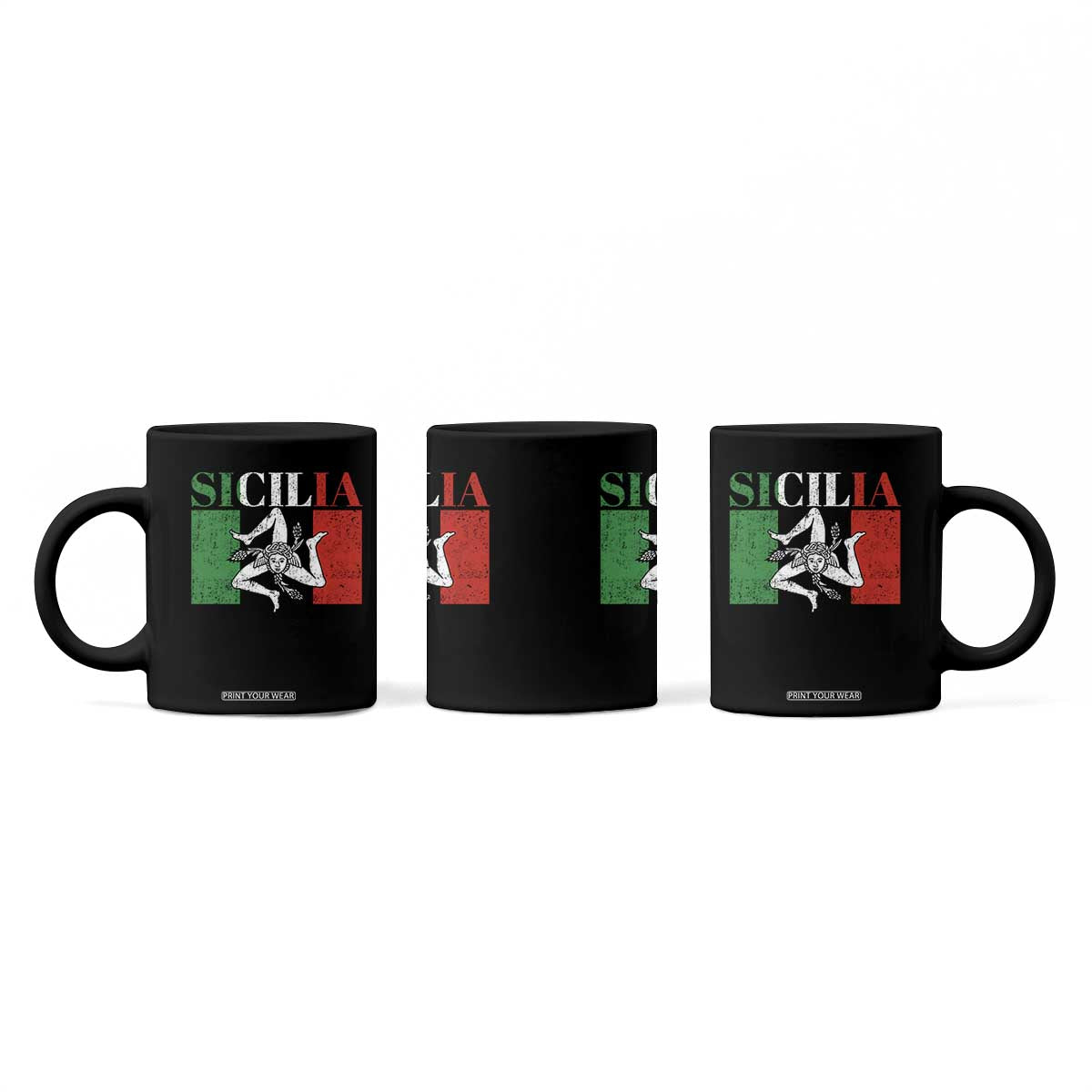 Italian Flag Coffee Mug Pisa Tower Colosseum Classic Scooter Retro TS10 Print Your Wear