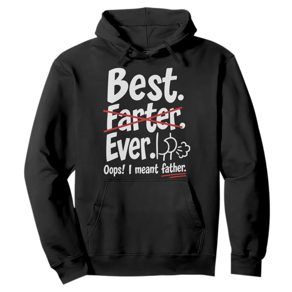 Retro Dad Worlds Best Farter I Mean Father Hoodie Funny Gag Gift Birthday Husband Dad Fathers Day TS10 Black Print Your Wear
